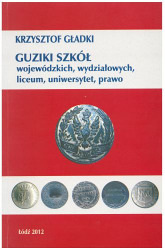 Guziki szkół wojewódzkich, wydziałowych, liceum, uniwersytet, prawo